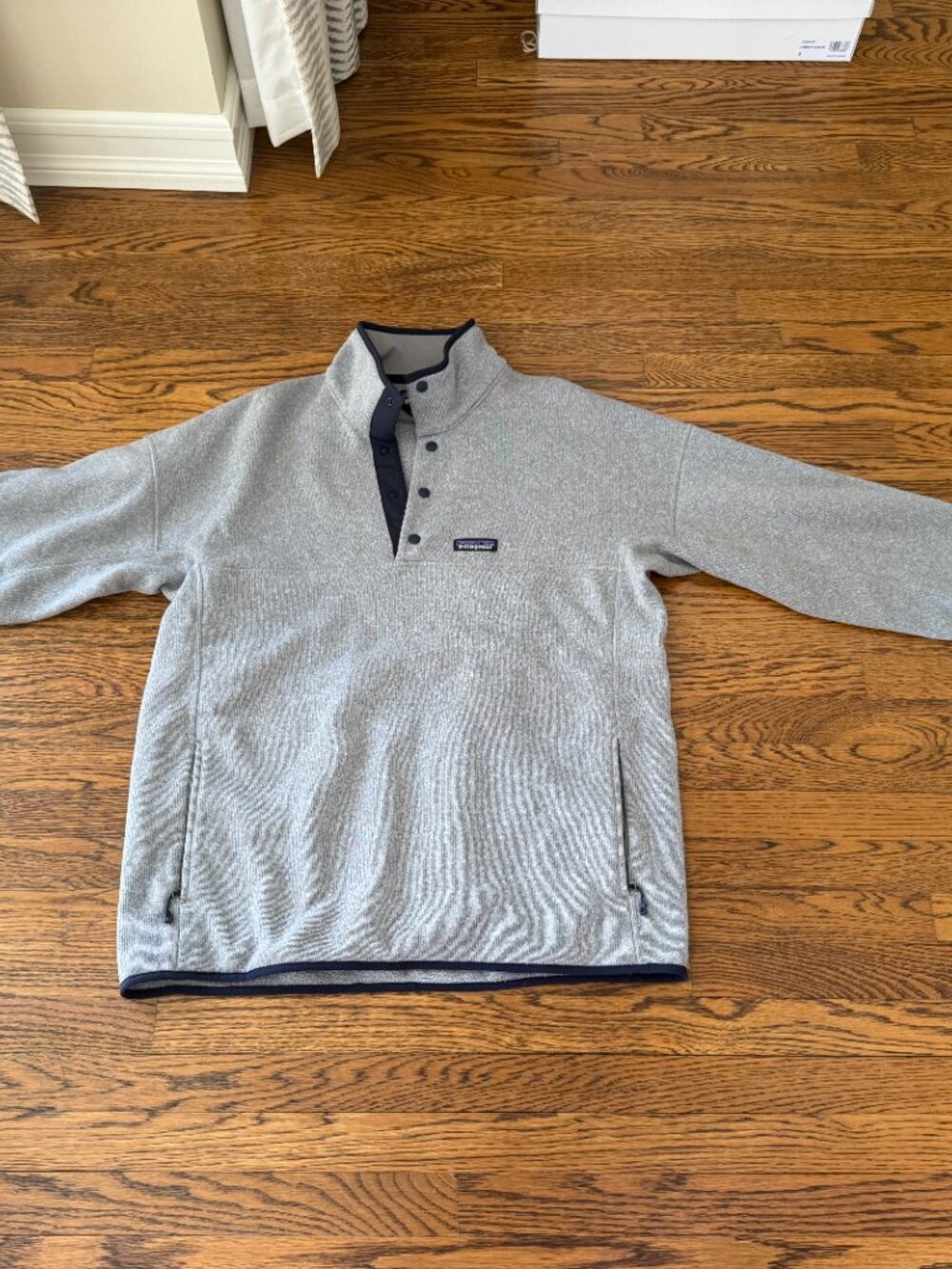 EUC PATAGONIA MARSUPIAL BETTER SWEATER MENS SIZE LARGE FEATHER GRAY